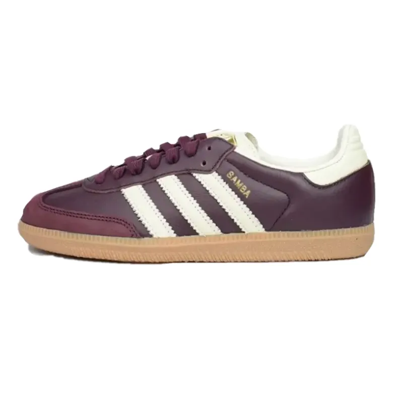 Adidas Samba OG Maroon Crewht Gold