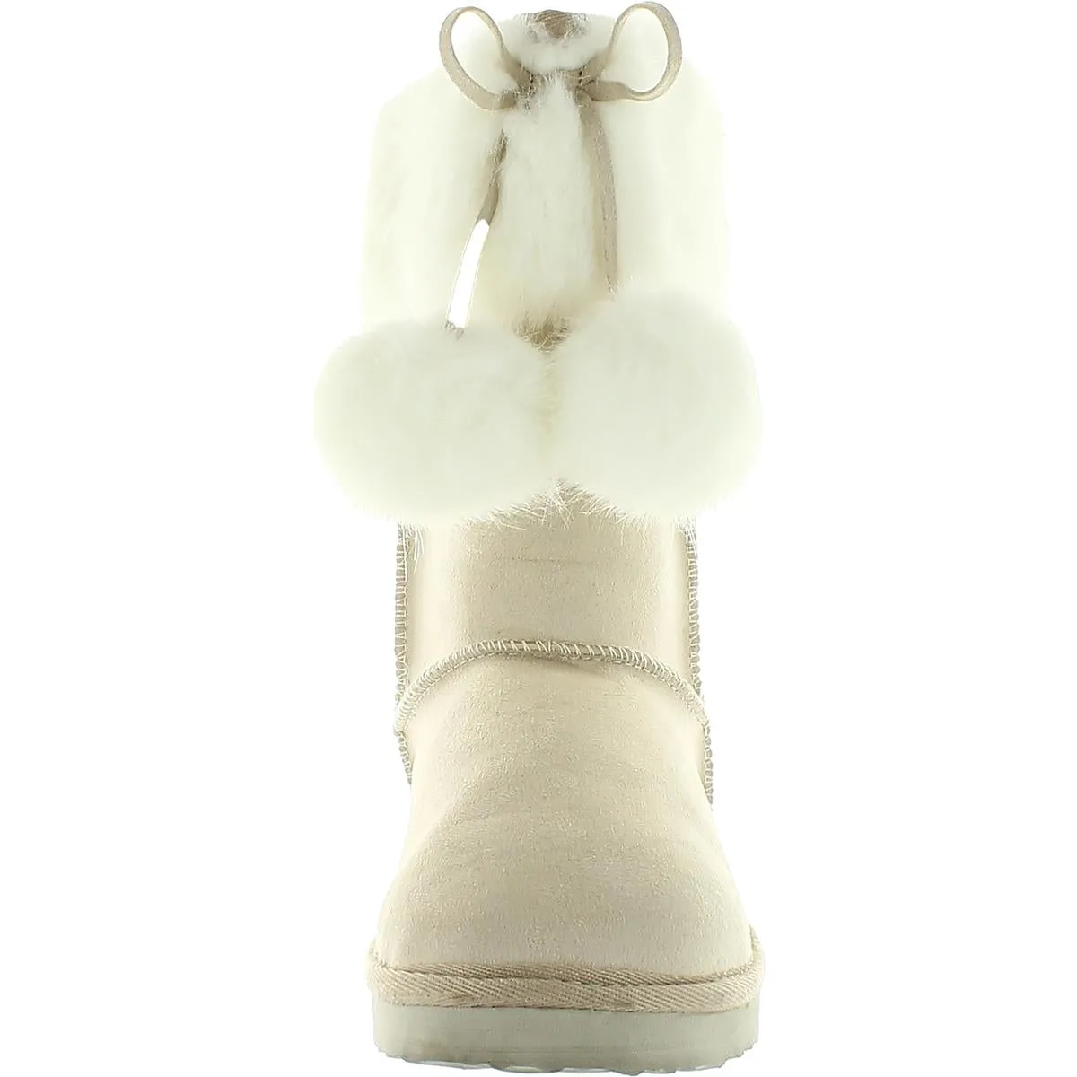 Array Womens Peak Faux Suede Cold Weather Shearling Boots