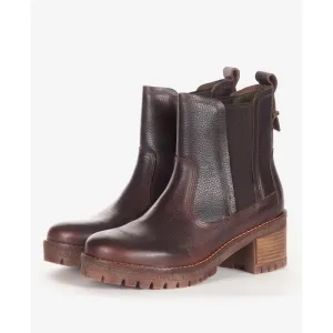 Barbour Kirk Ladies Heeled Chelsea Boot - Brown