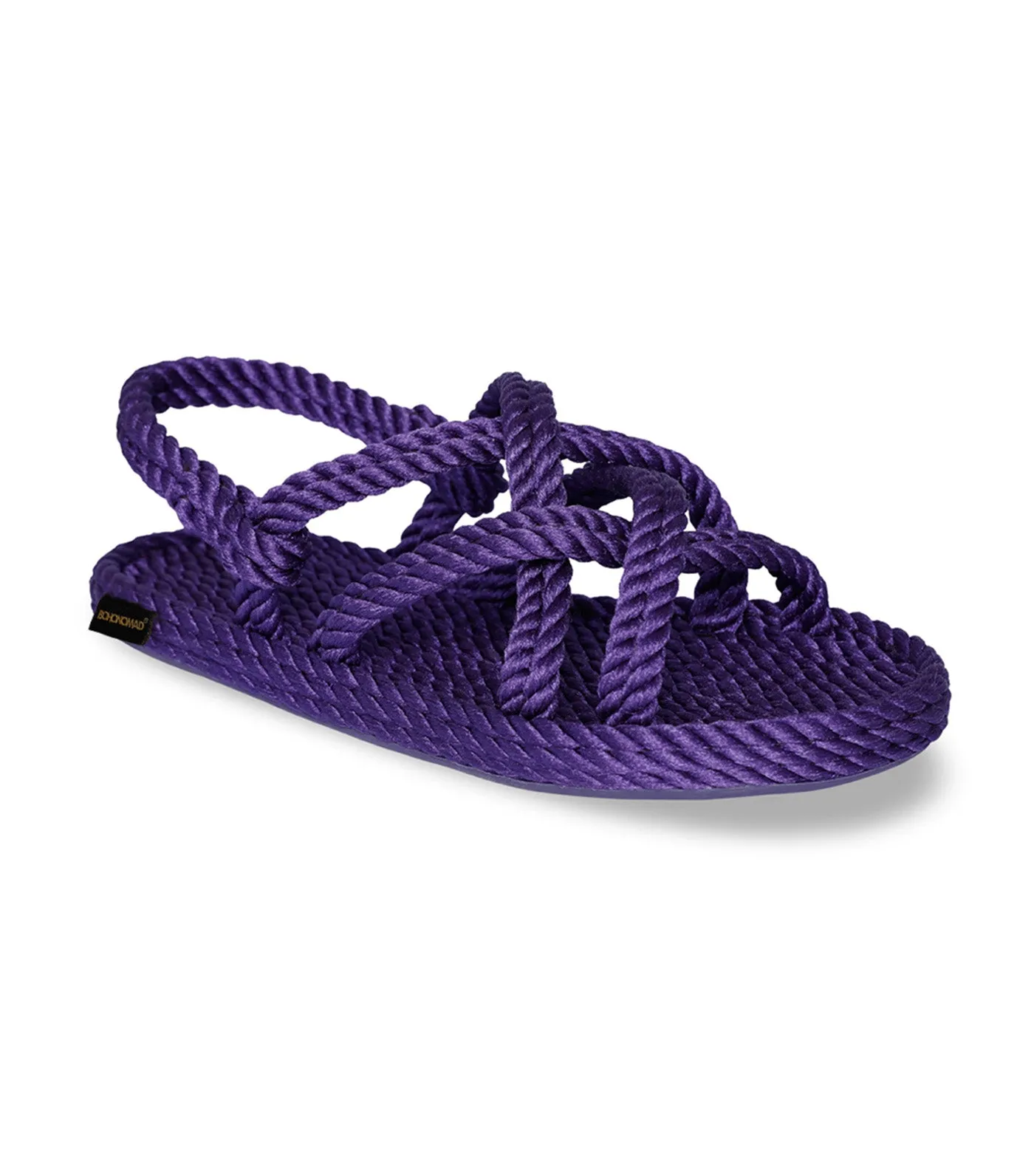 Bodrum Rope Sandals Purple