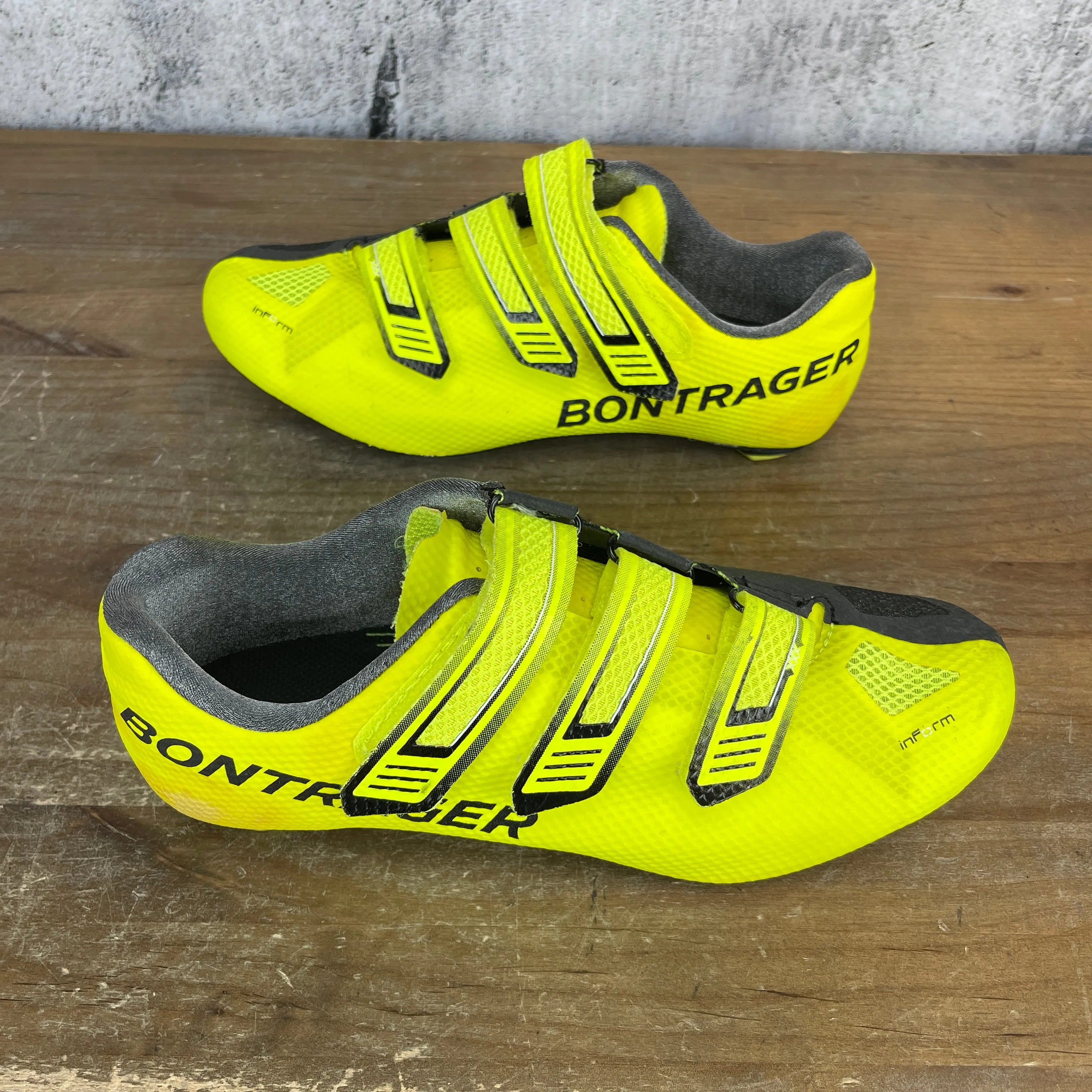 Bontrager XXX EU 41 US 8 3-Bolt Visibility Yellow Road Bike Men's Cycling Shoes