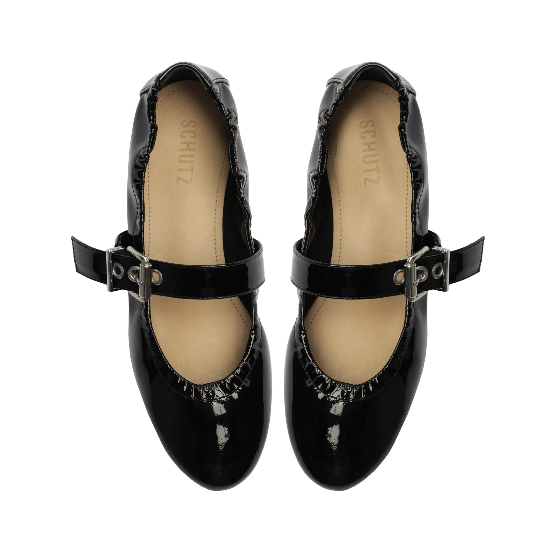 Calita Patent Leather Flat