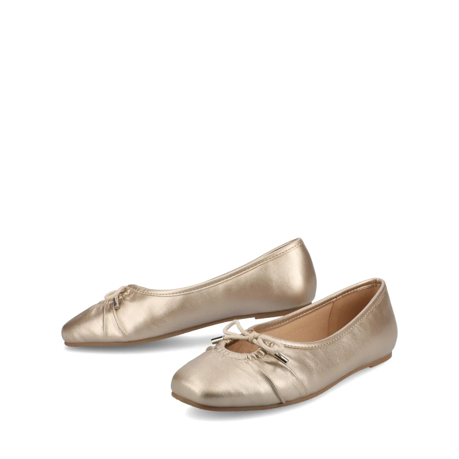 CALLEE BALLET FLATS IN FAUX LEATHER