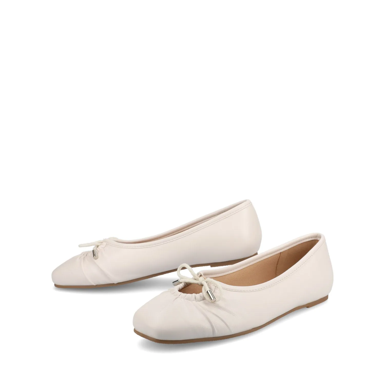 CALLEE BALLET FLATS IN FAUX LEATHER