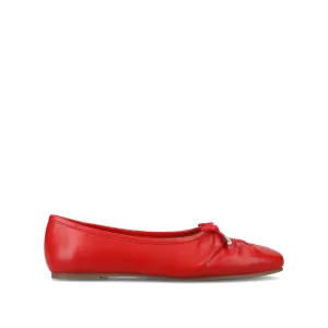 CALLEE BALLET FLATS IN FAUX LEATHER