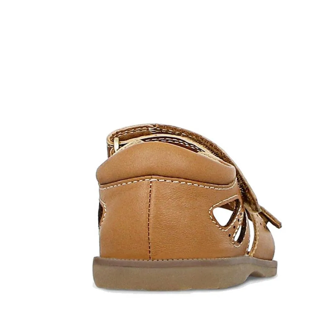 Clarks - Carrie Tan Leather Girls Sandal