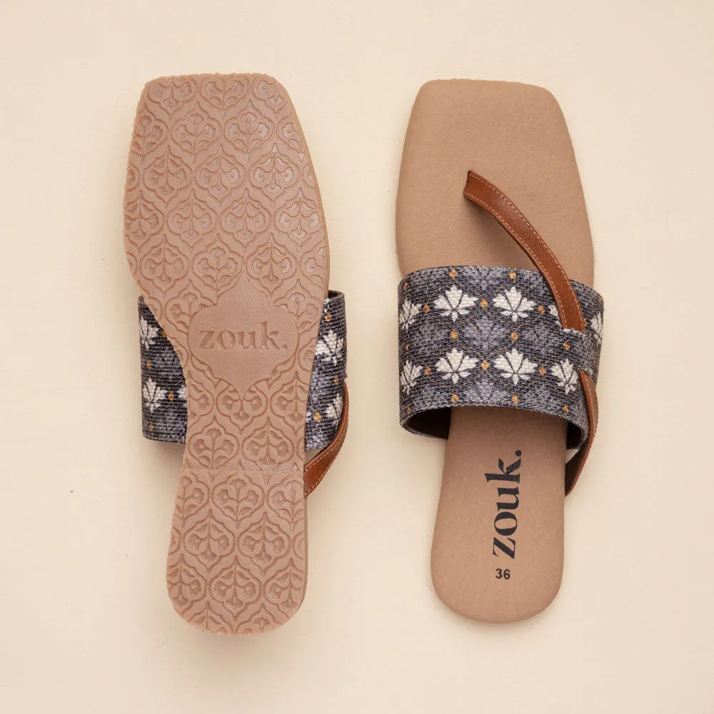 Deccan Bidri Side Toe Flats