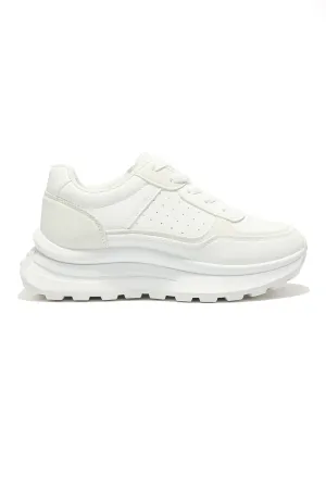 ELEVATE CHUNKY SNEAKERS-WHITE