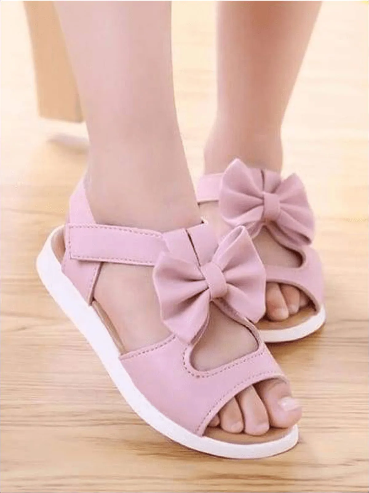 Girls Summer Bow Tie Sandals By Liv and Mia