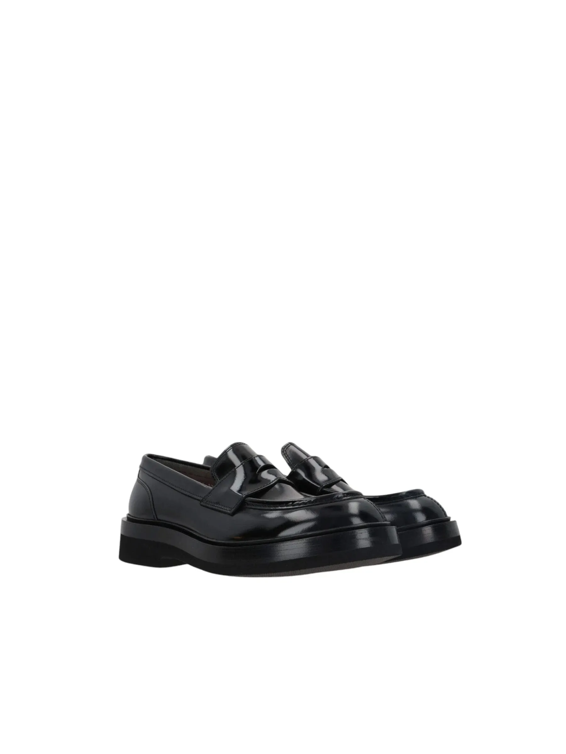 Gunder Polished Leather Loafers