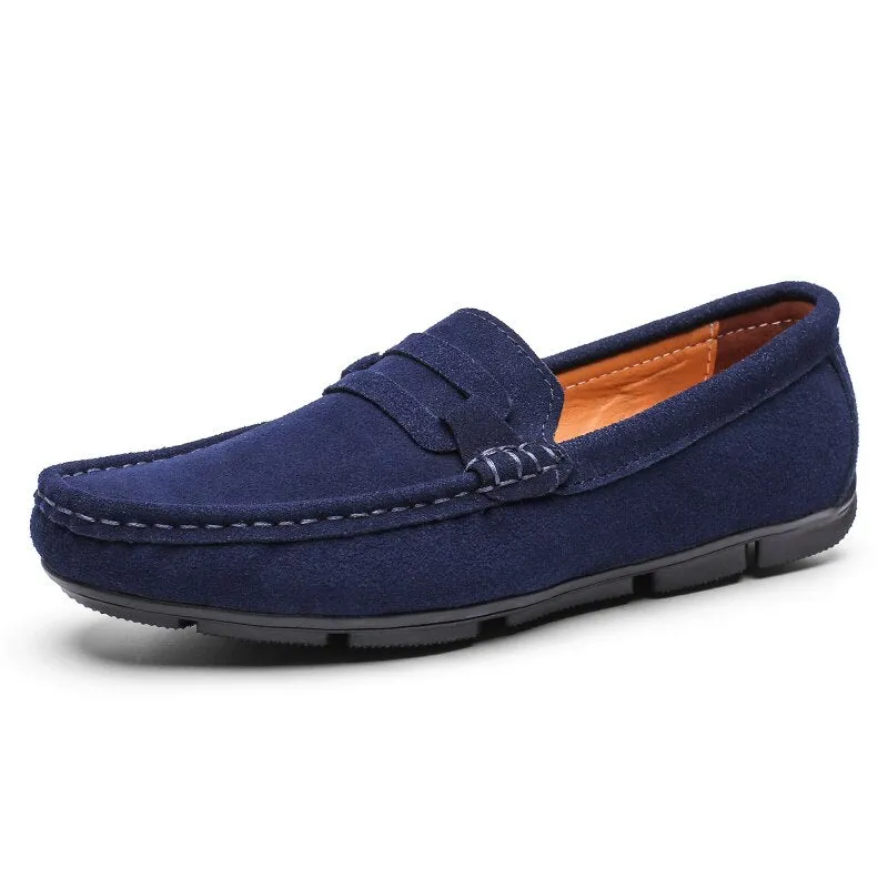 High Quality Genuine Flats Leather Loafers