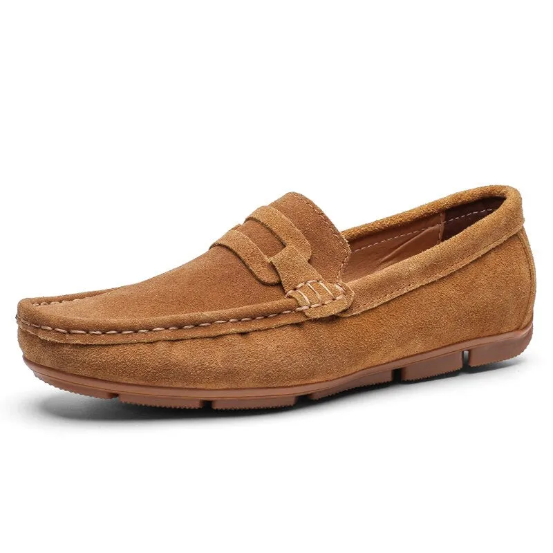 High Quality Genuine Flats Leather Loafers