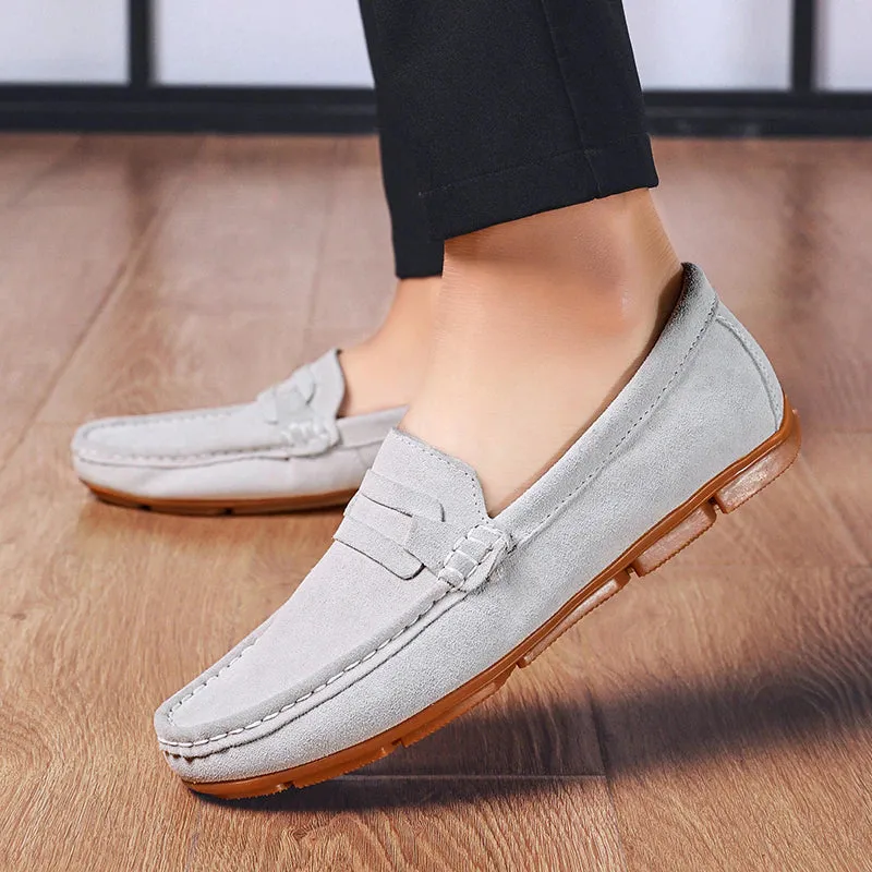 High Quality Genuine Flats Leather Loafers