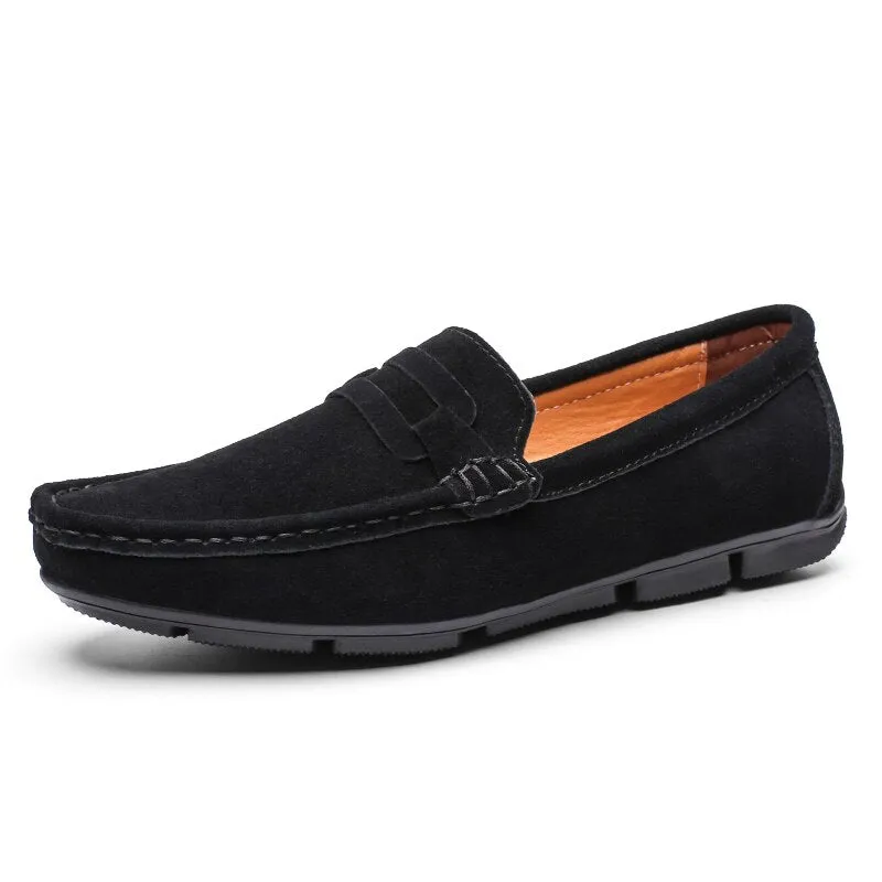 High Quality Genuine Flats Leather Loafers