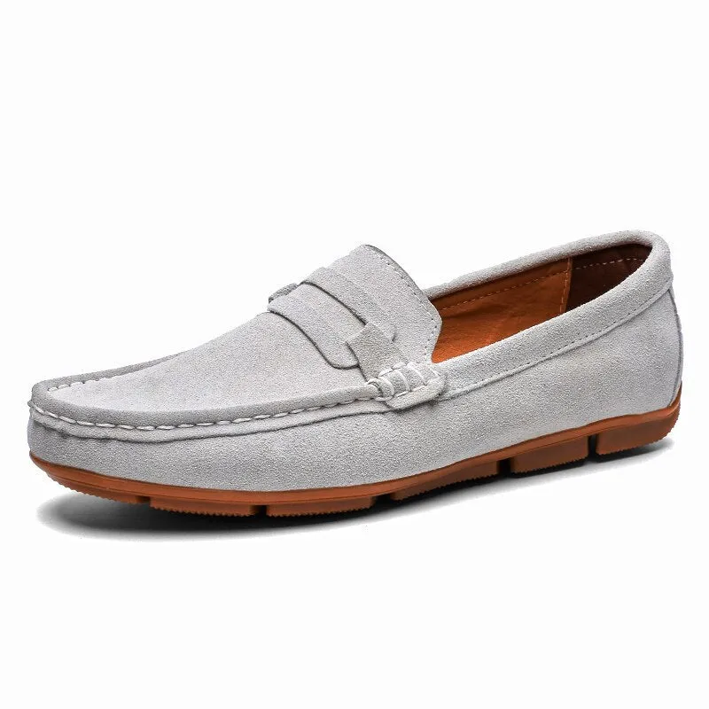 High Quality Genuine Flats Leather Loafers