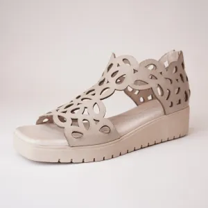 Jelodys Cafe Nude Sole Leather Sandals