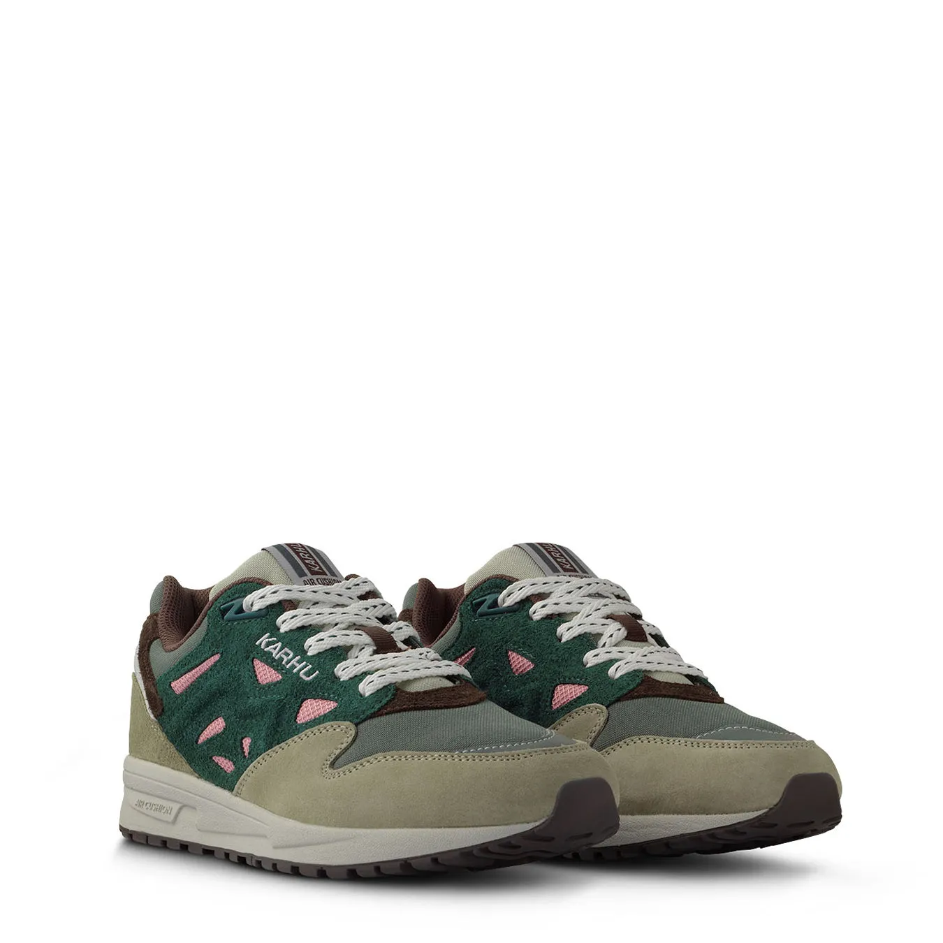 Karhu Womens Legacy 96 Trainer Abbey Stone / Rain Forest