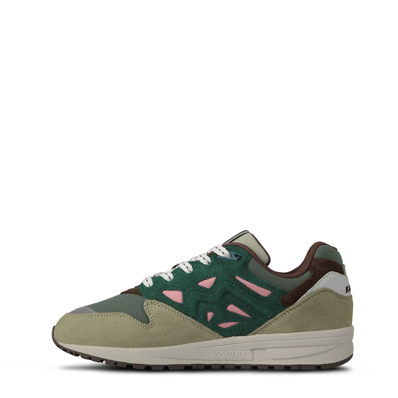 Karhu Womens Legacy 96 Trainer Abbey Stone / Rain Forest