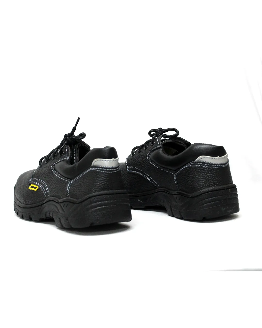 LANDER Leather  Steel ToeCap Lo Black Safety Shoe