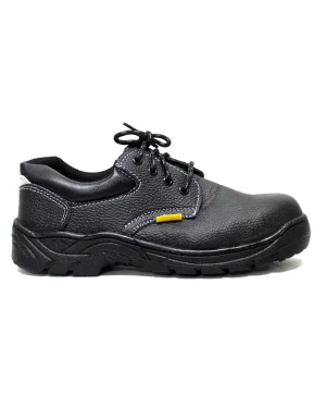 LANDER Leather  Steel ToeCap Lo Black Safety Shoe