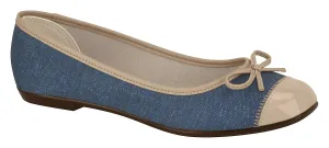 Moleca 5255.620 Women Fashion Flats in Jeans Beige