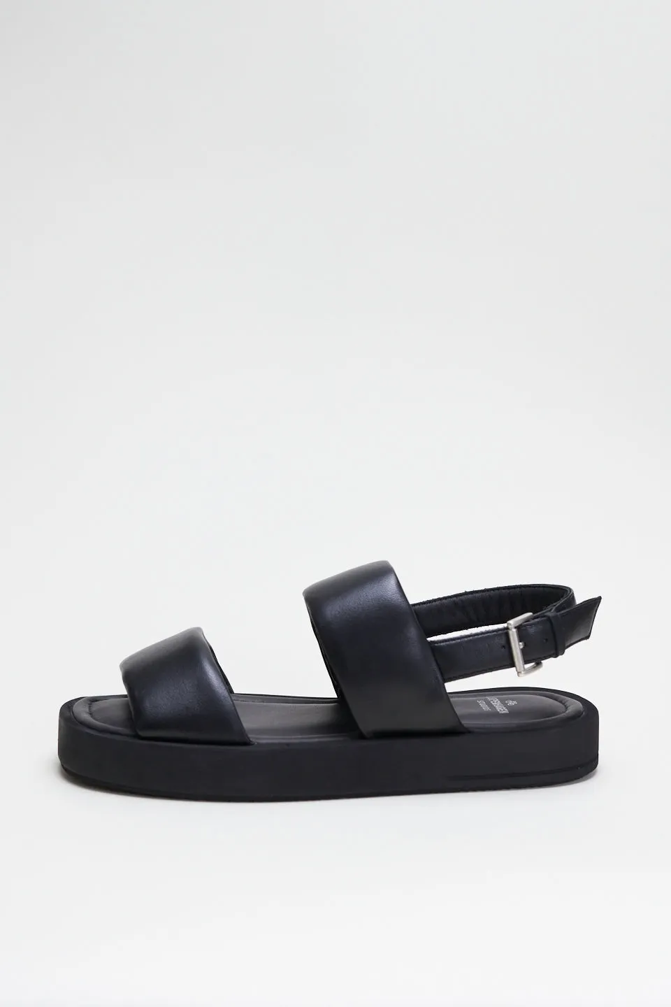 Nappa Black Chunky Sandals