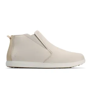 Olukai Manu Hope Slip On Ankle Bootie (Women) - Chalk/Off White