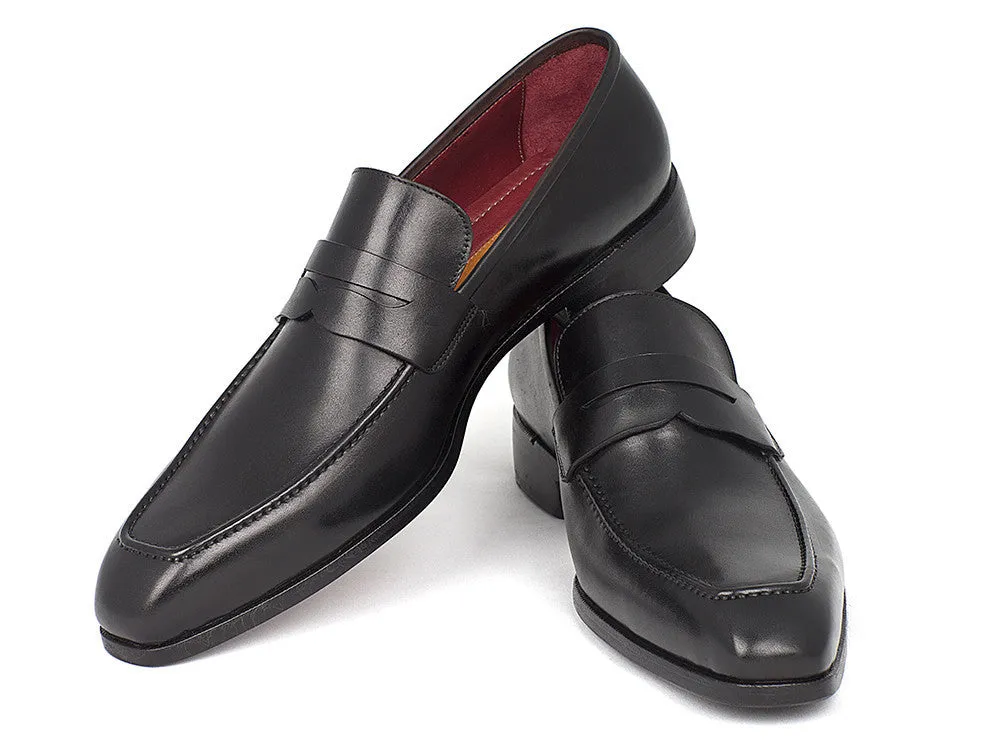 Paul Parkman Black Calfskin Loafers