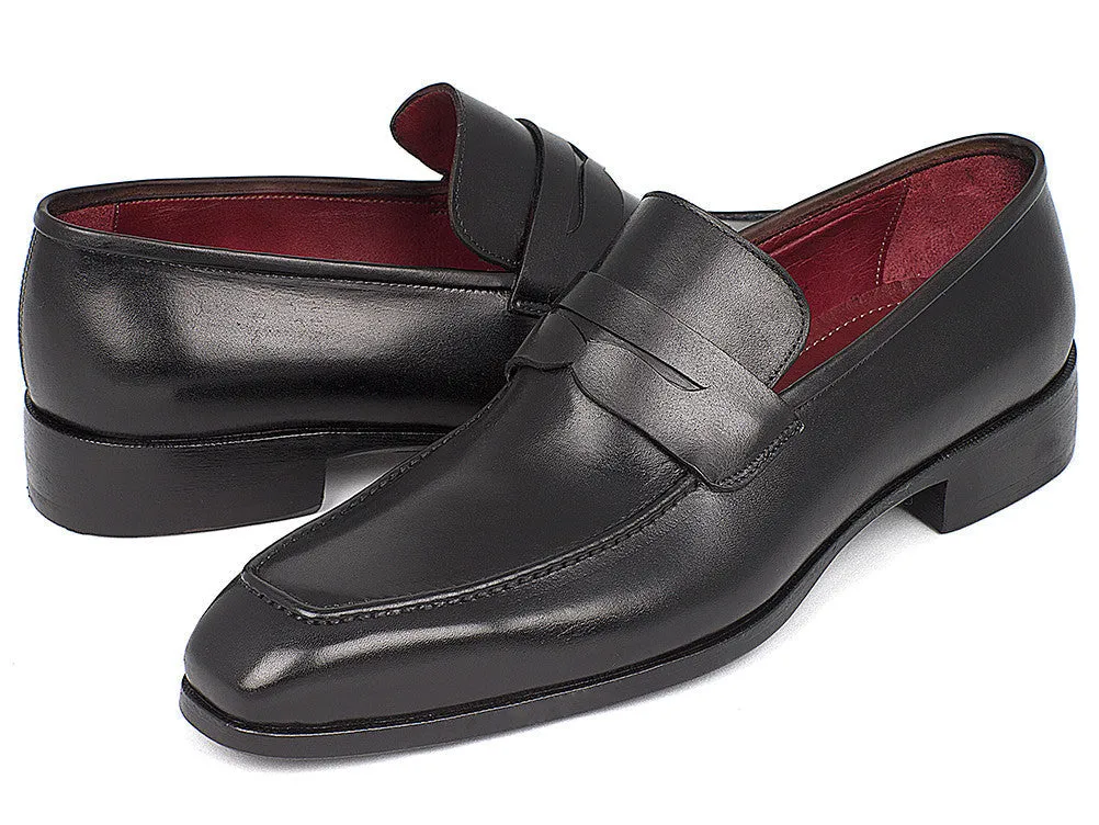 Paul Parkman Black Calfskin Loafers