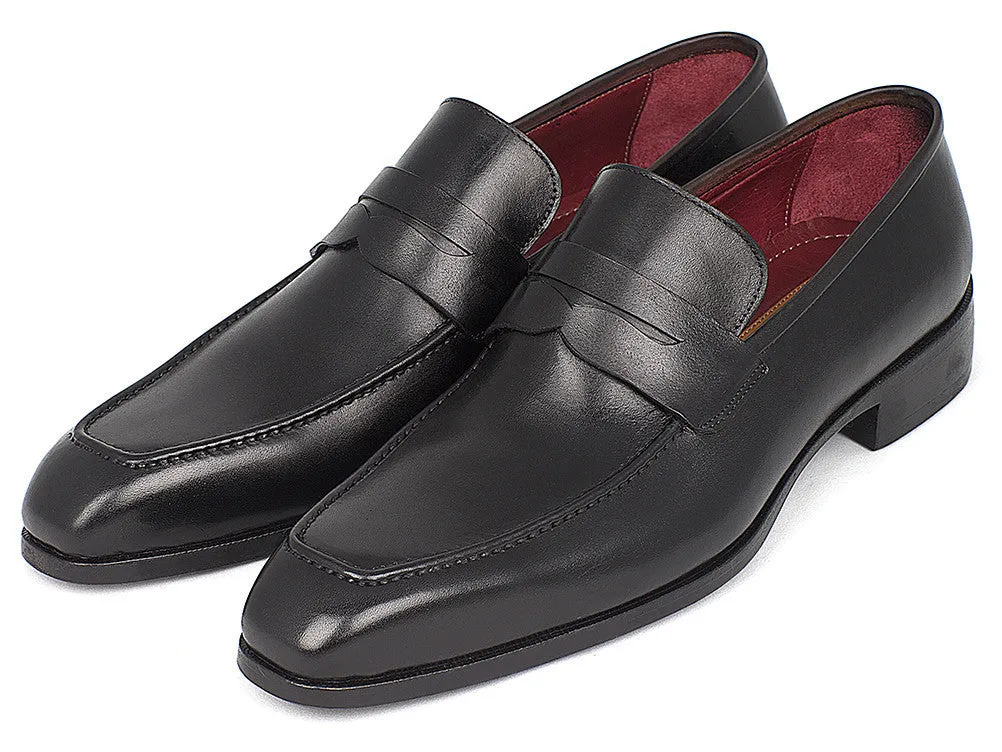 Paul Parkman Black Calfskin Loafers