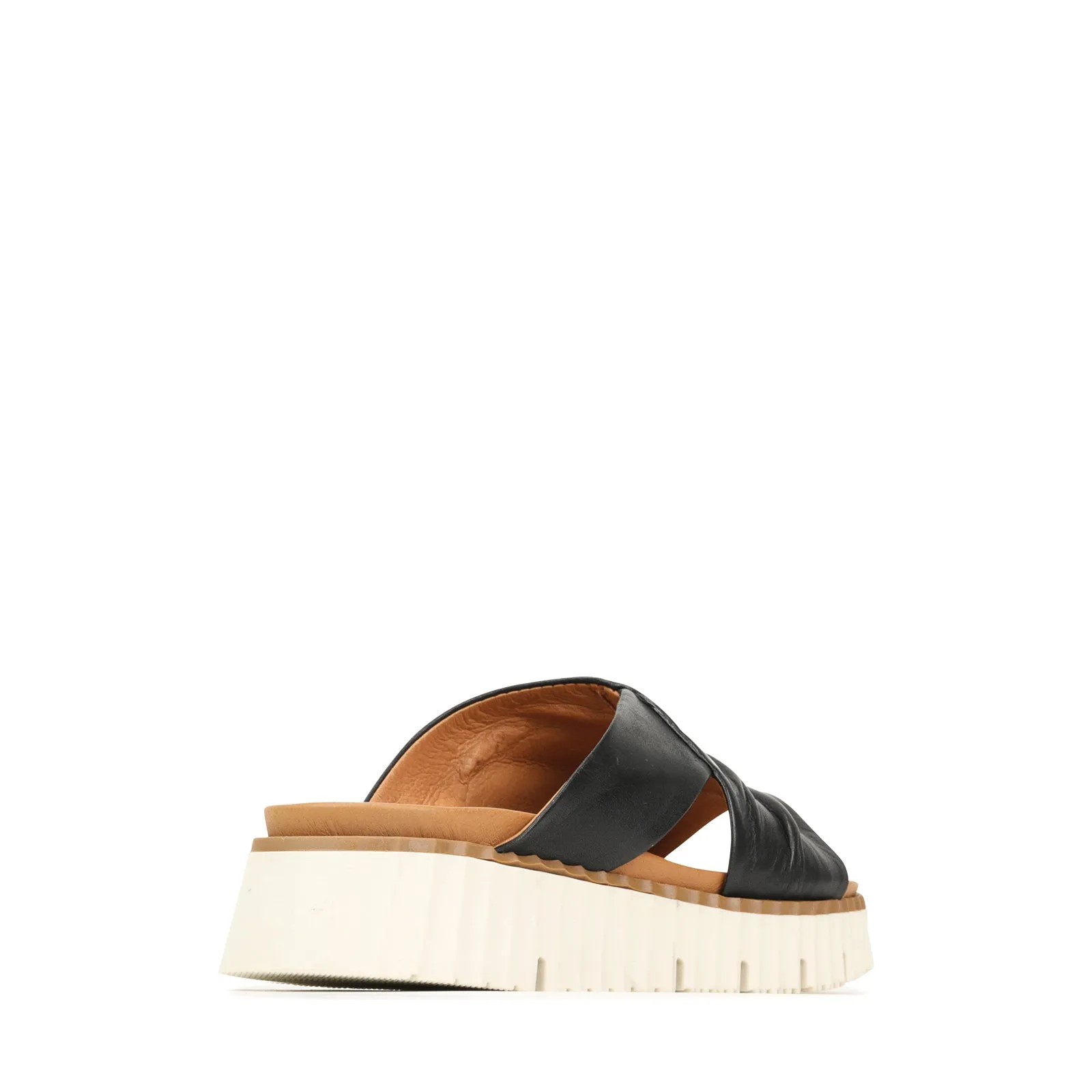 PELA LEATHER SLIDE SANDALS