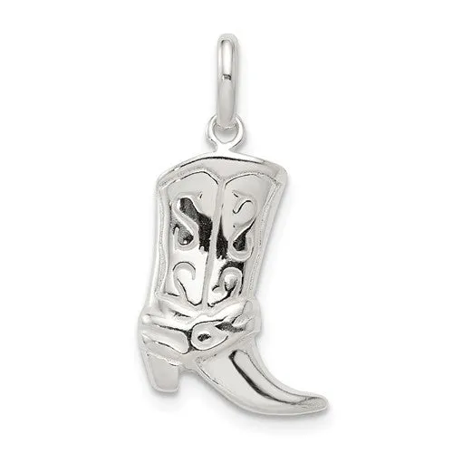 Sterling Silver Boot Charm