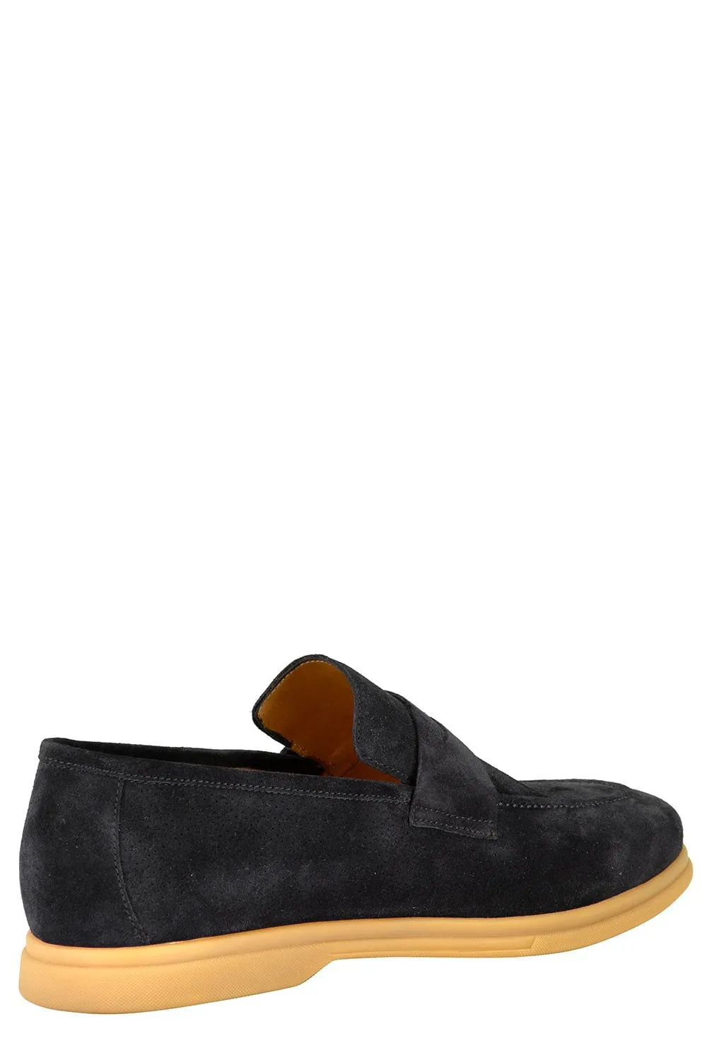 Suede Loafer - Blue