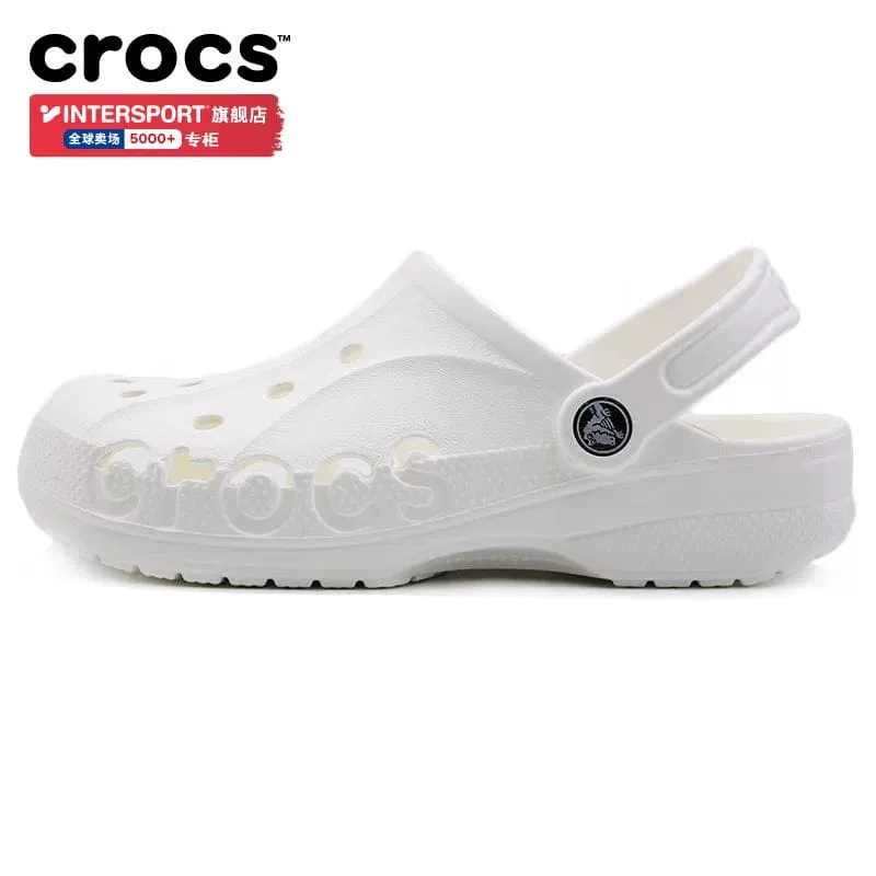 Summer New Crocs Unisex Sports Sandals Beach Shoes Slippers Fashionable Short Eye Catching Design for Men and Women