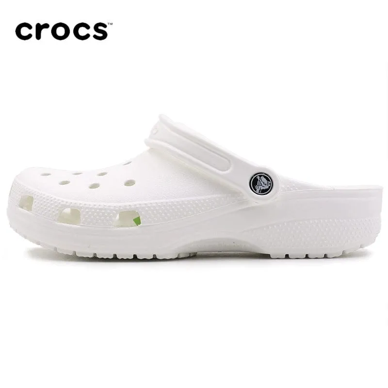 Summer New Crocs Unisex Sports Sandals Beach Shoes Slippers Fashionable Short Eye Catching Design for Men and Women