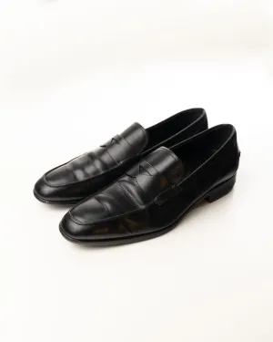 Tod's Black Slip On Loafers