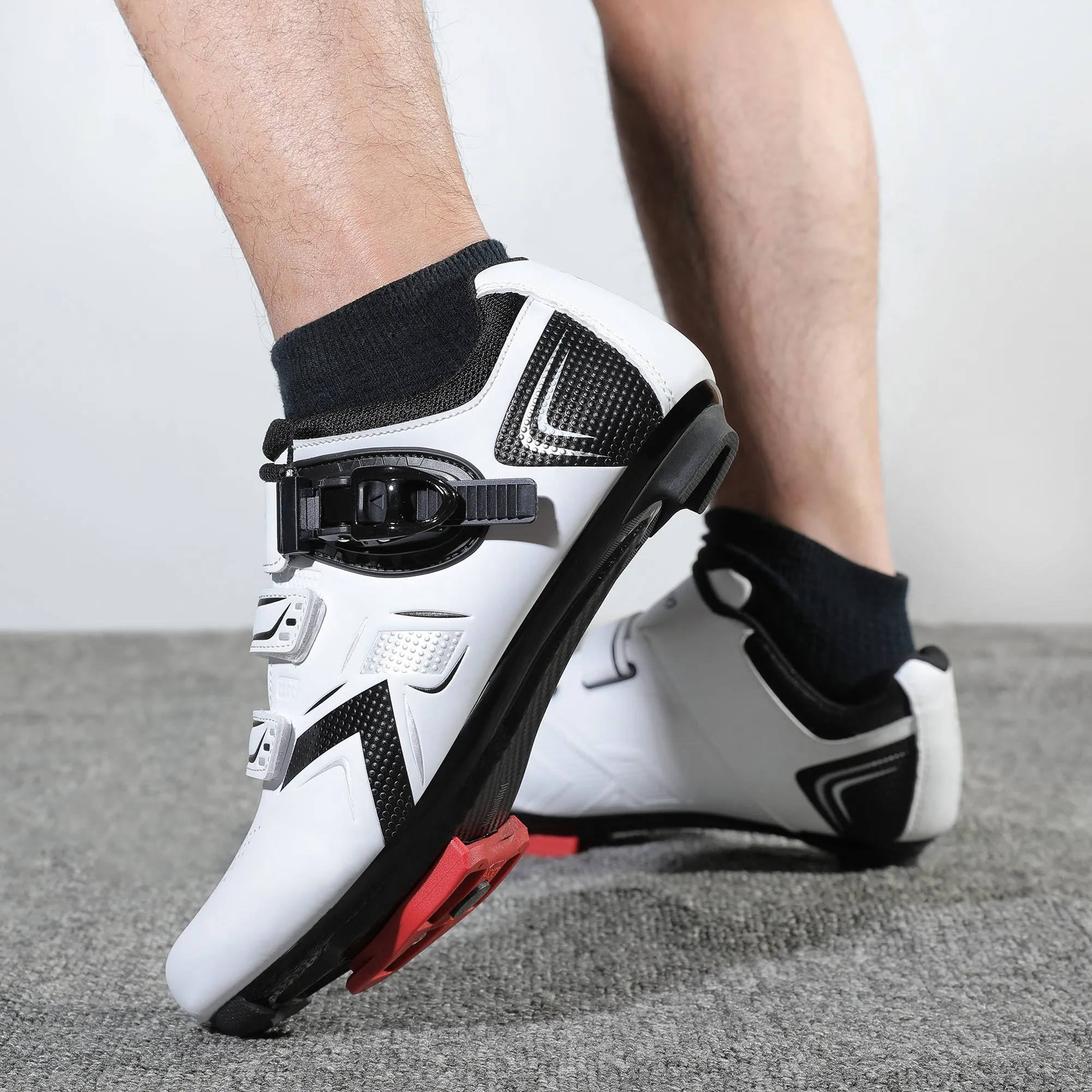 Unisex Cycling Shoes Compatible with Peloton Bike & SPD Road Bike Riding Shoes, Including Delta Cleats, Ideal for Indoor Cycle Outdoor Bicycle Riding for Men and Women