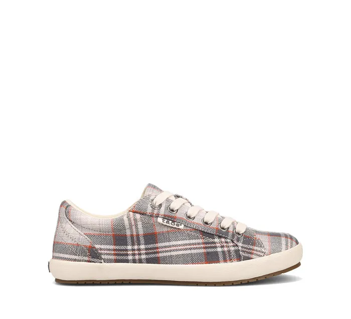 Womens Taos Star Print Grey Plaid